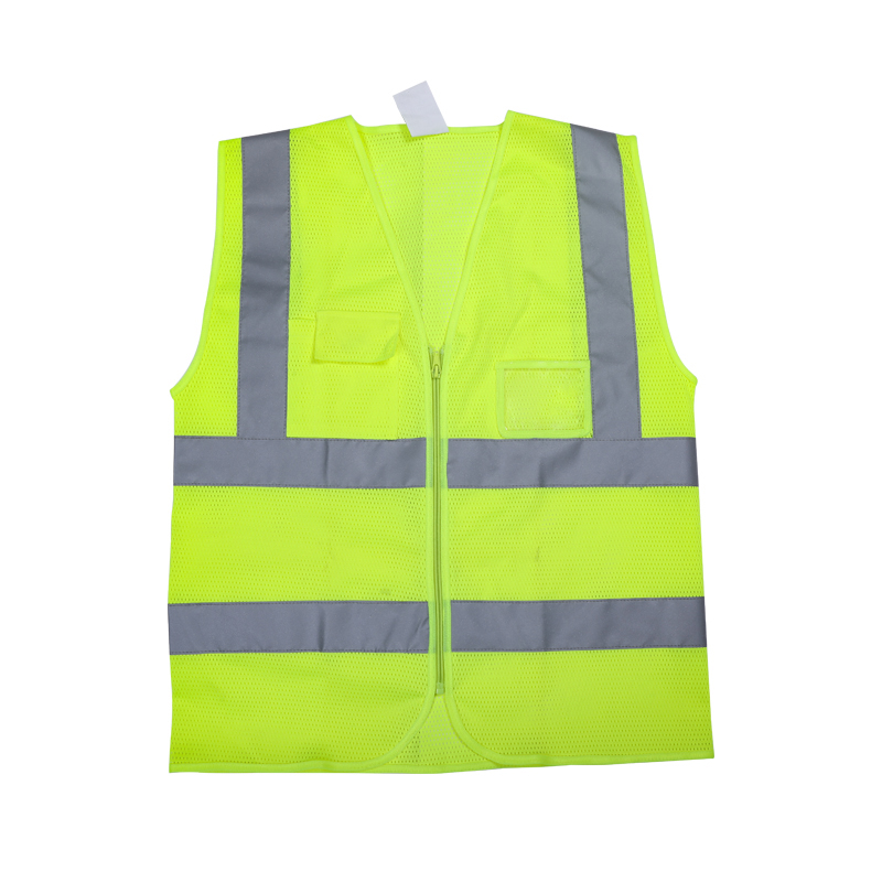 Multi-Pocket Mesh Reflective Vest 